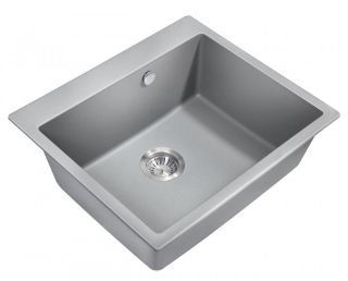 Мойка для кухни Milacio Murcia 60 Cuarzo MC.77013 серый металлик